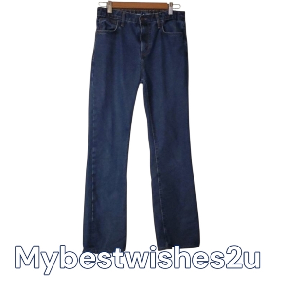 Old Navy Jeans Boy's Size 16 Blue Straight Jeans Youth Denim Adjustable Waist - Picture 1 of 11